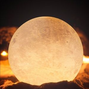 3D moon lamp